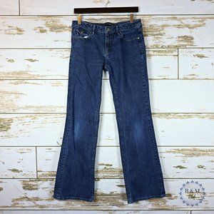 Banana Republic Women's Size 6 Flare Dark Jeans